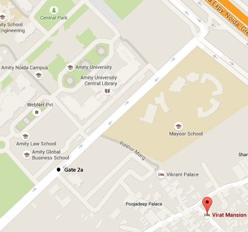 Location near Amity University